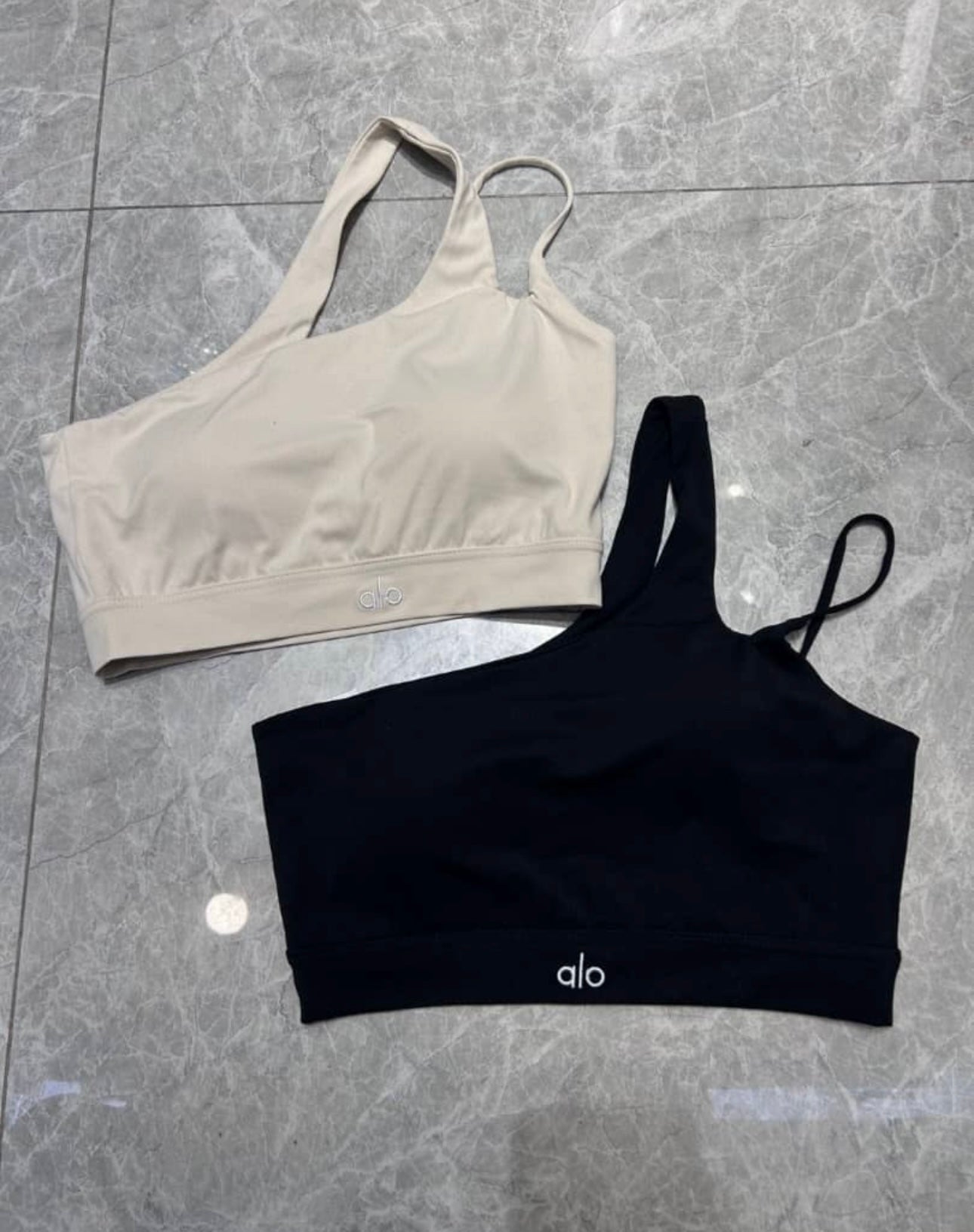 Black & Beige leggings set