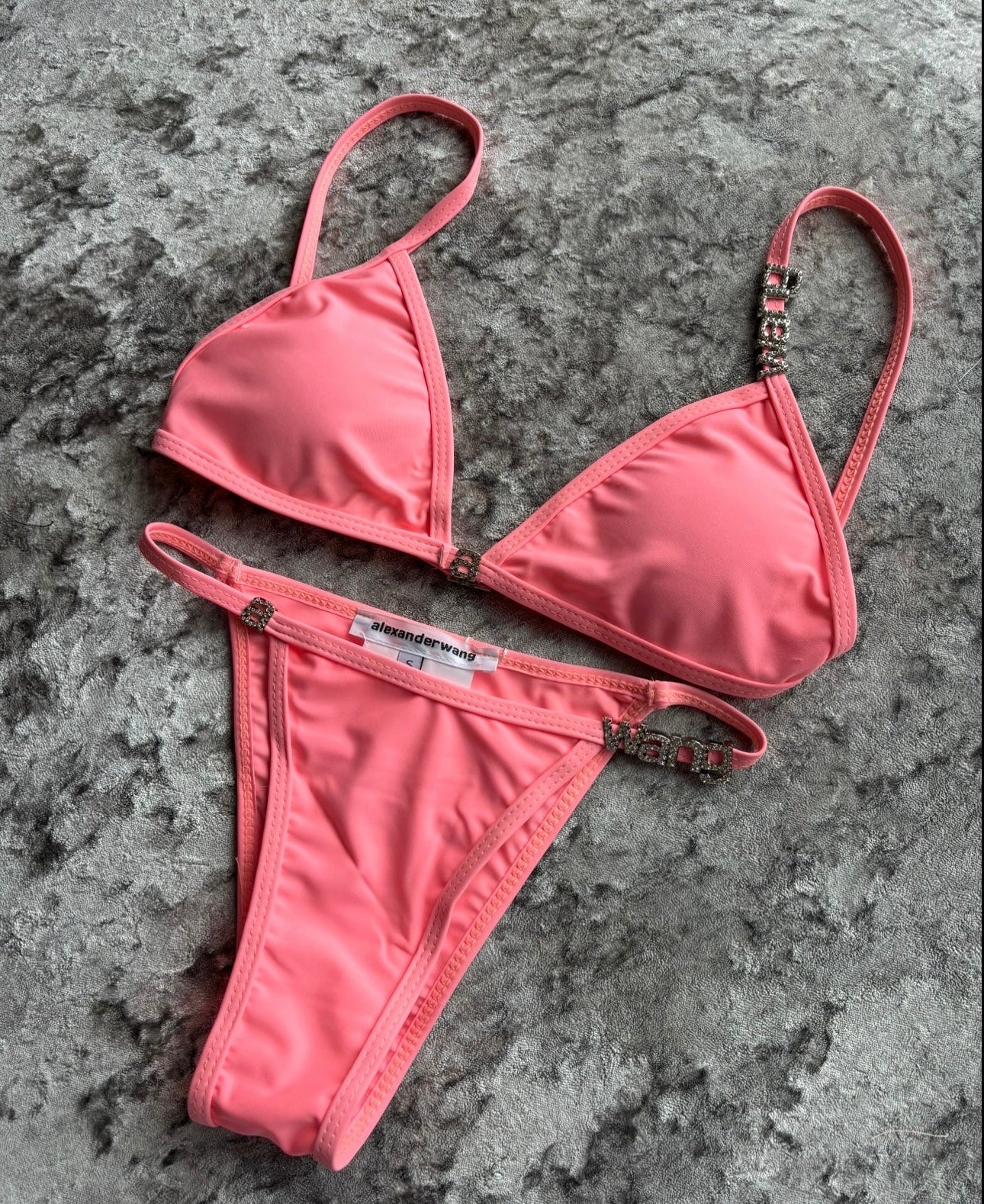 Baby pink bikini