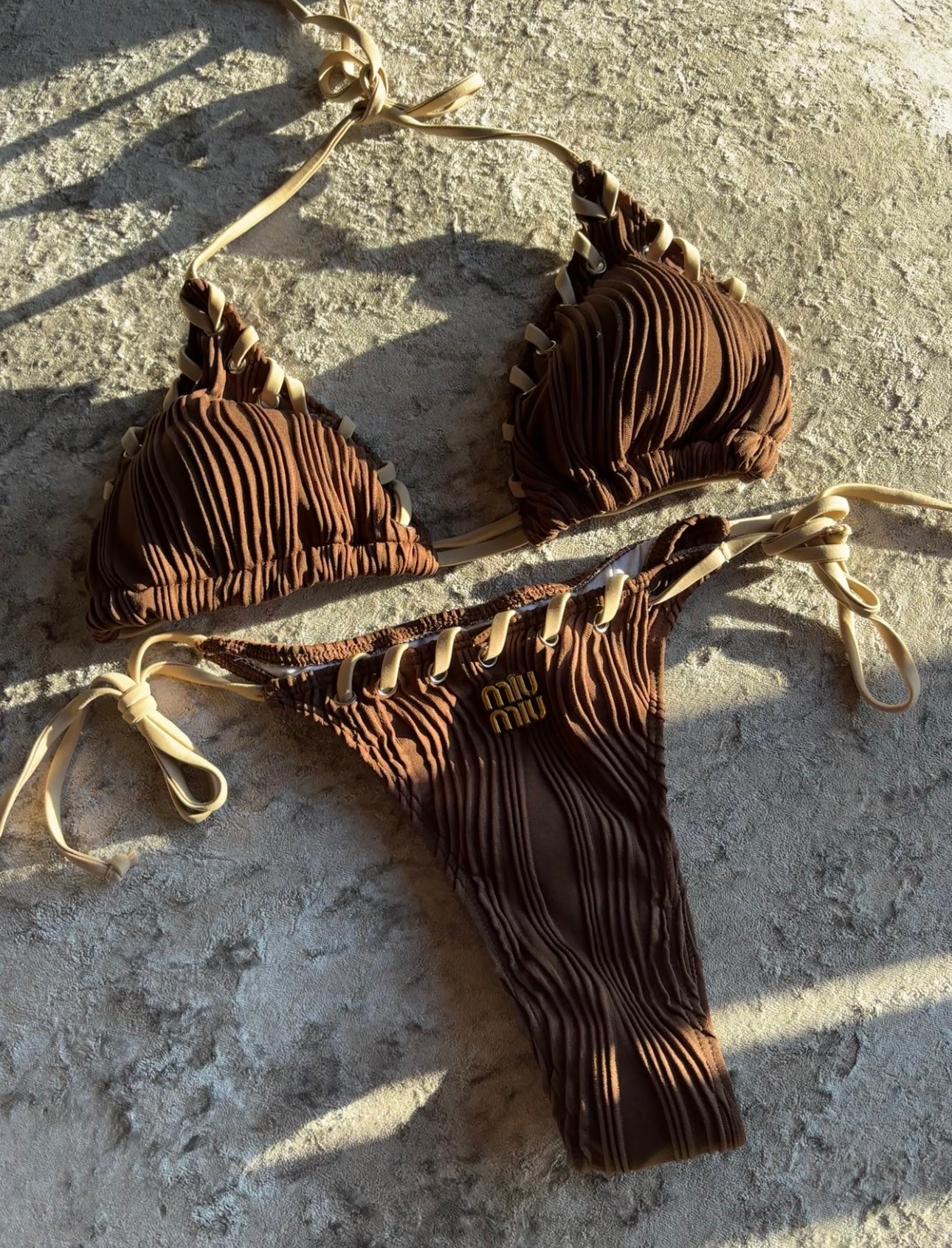 Chocolate brown bikini