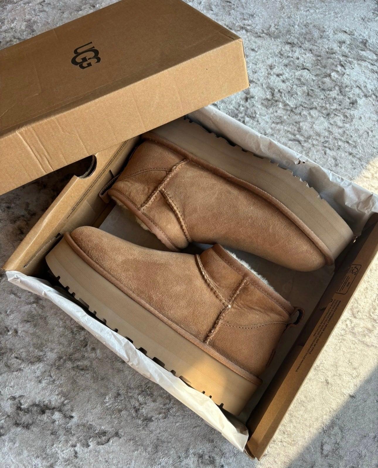 Chestnut mid platforms in stock