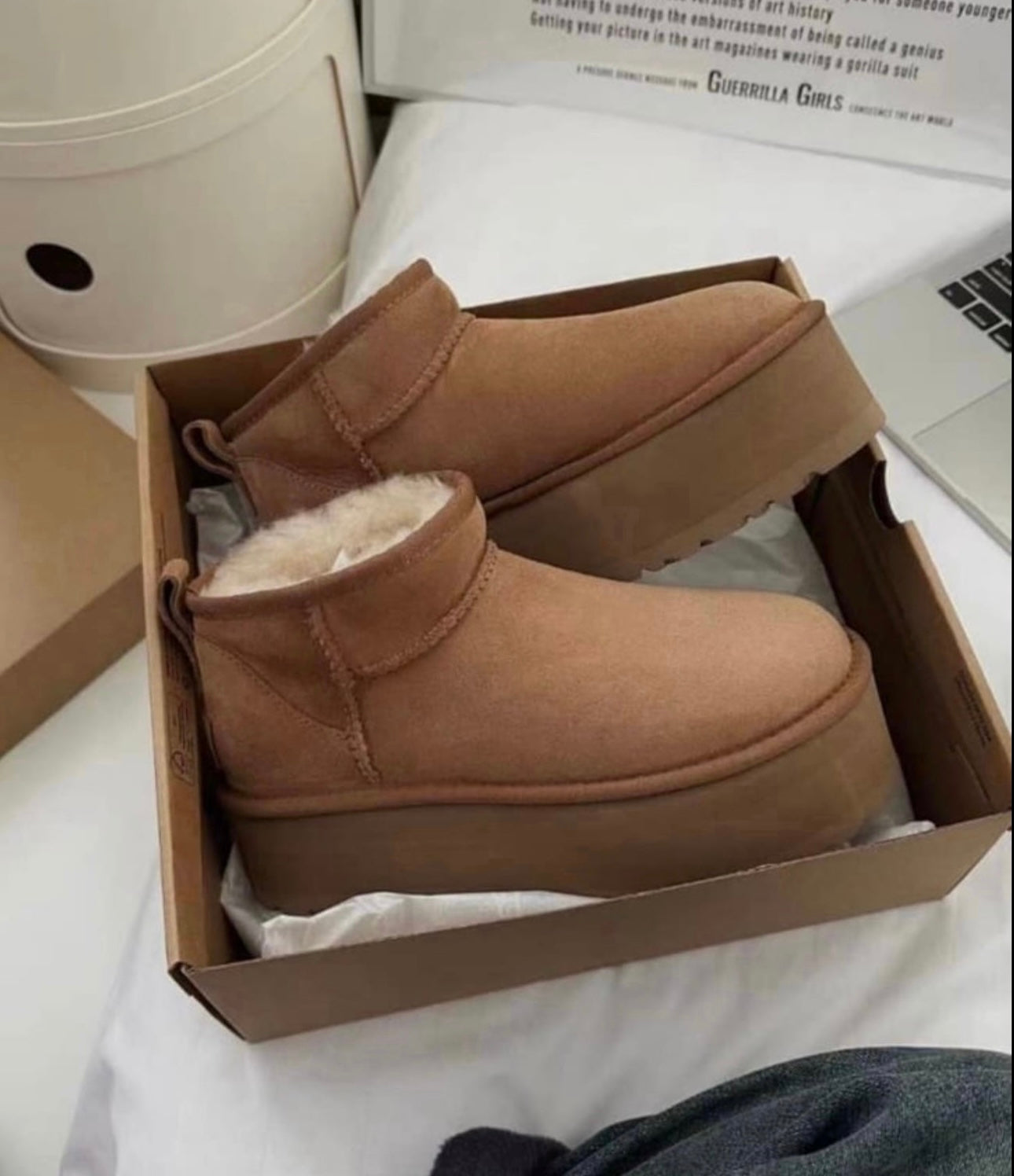 Chestnut ultra Platforms in stock