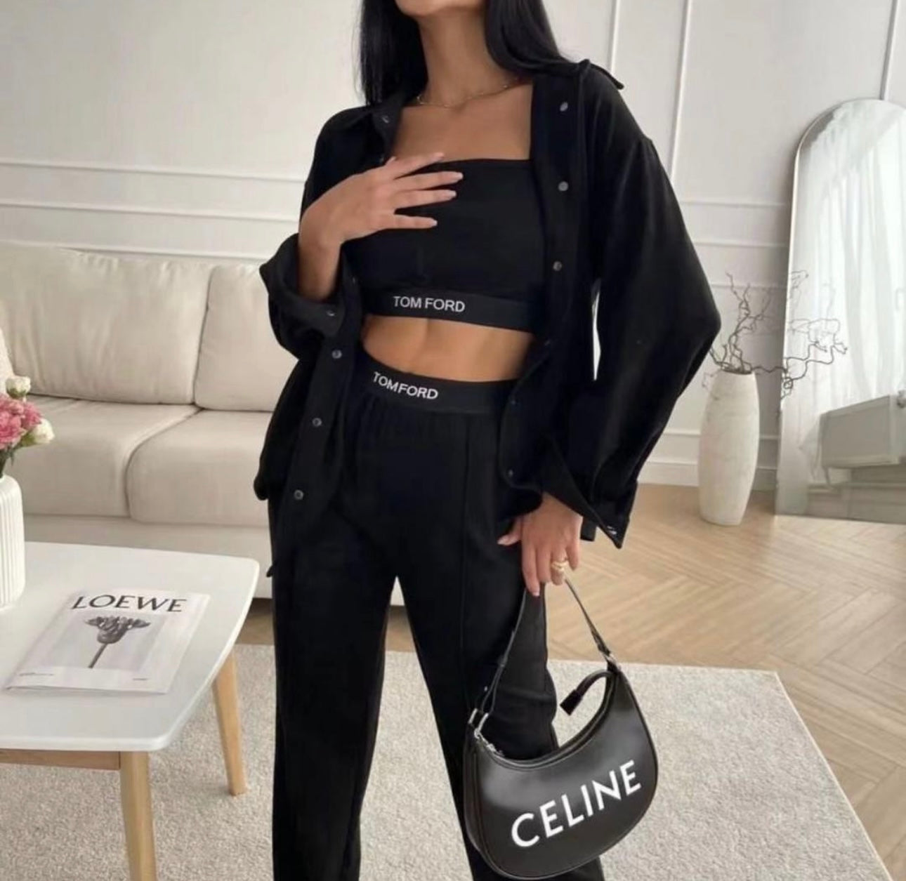 Black 2 piece co-ord