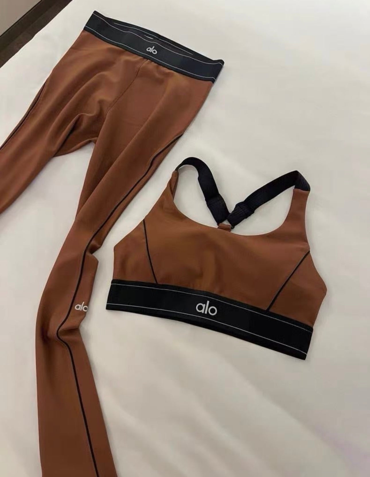 Brown & black gym set