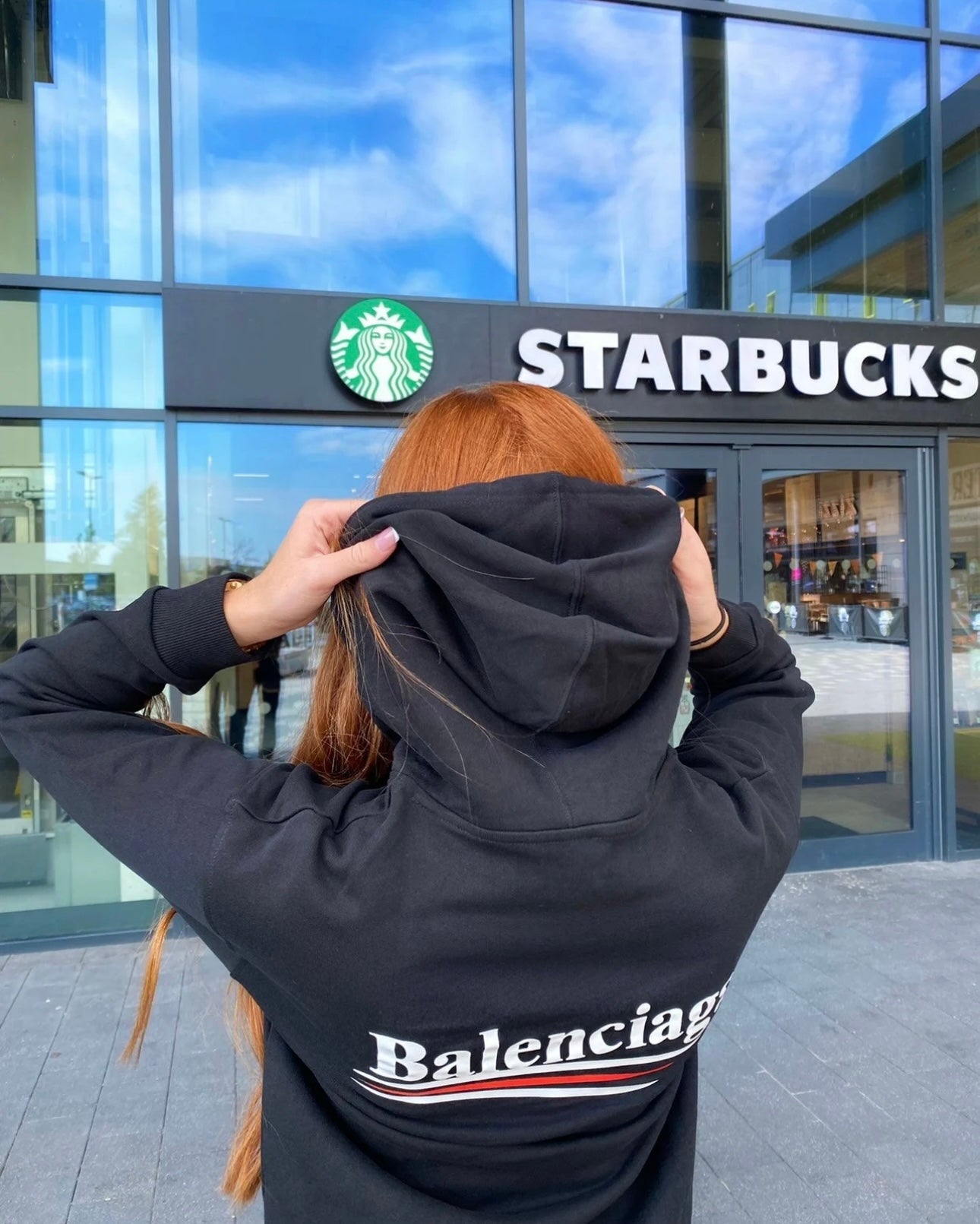 Black hoodie