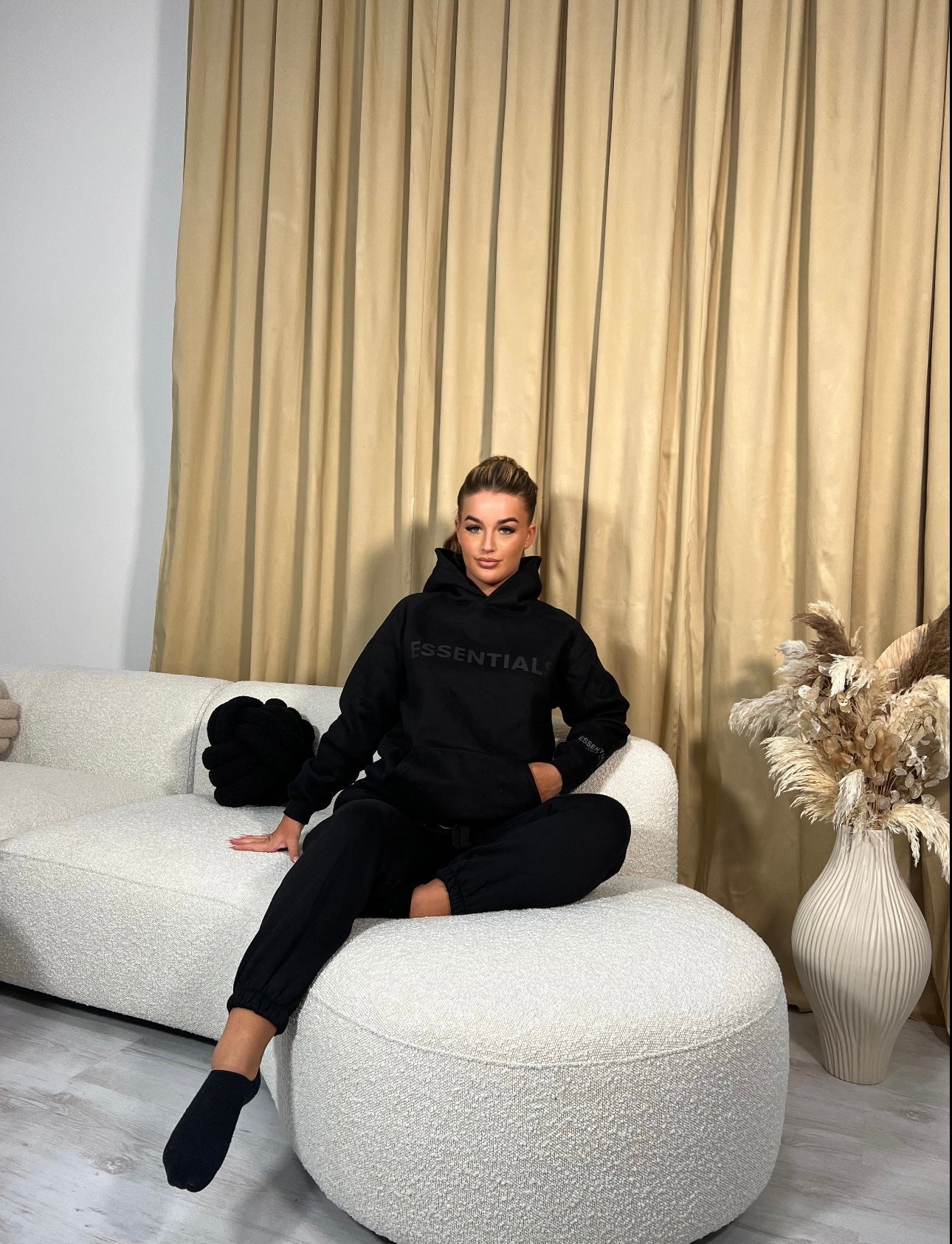 Black tracksuit in stock