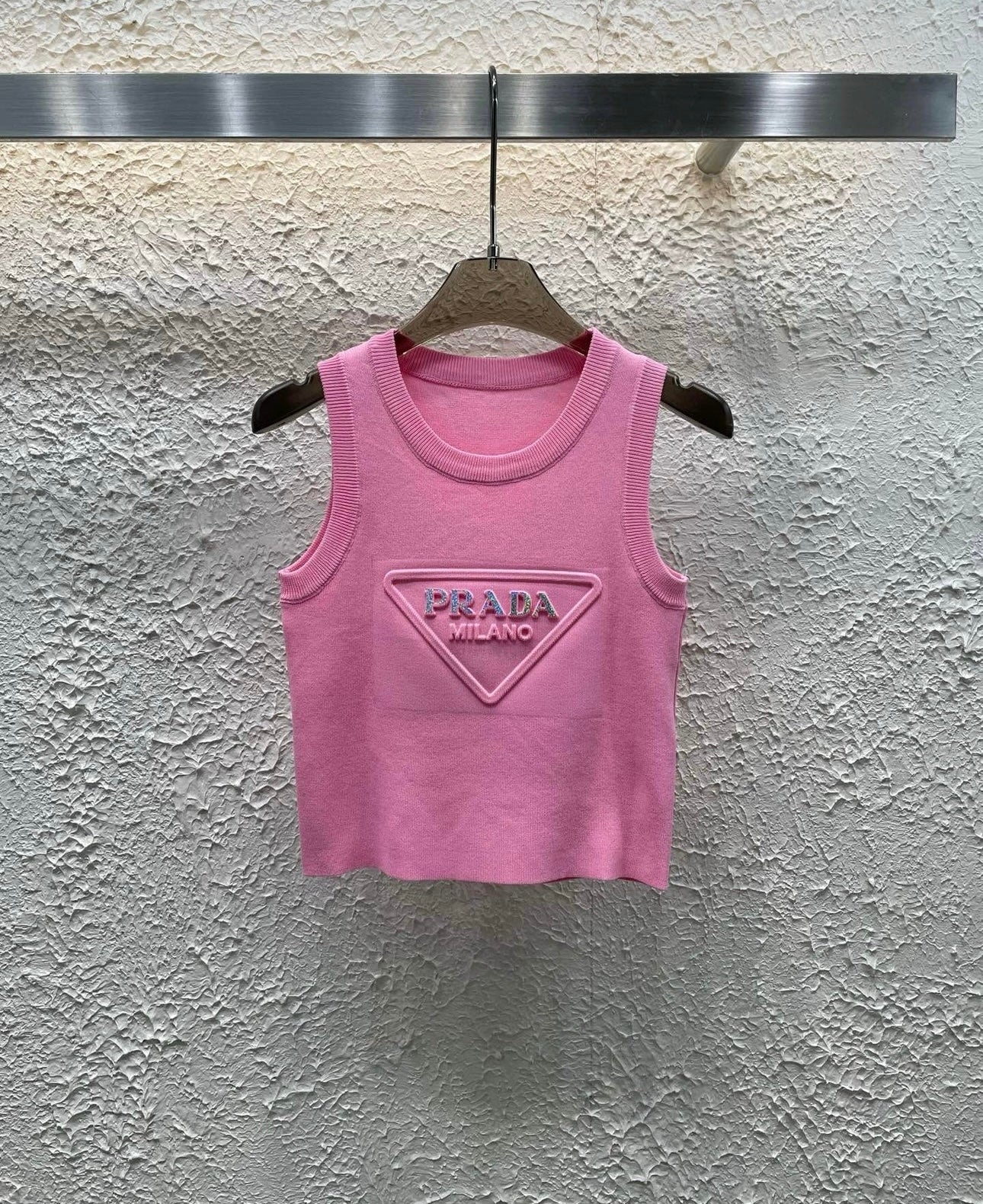 Pink crop top