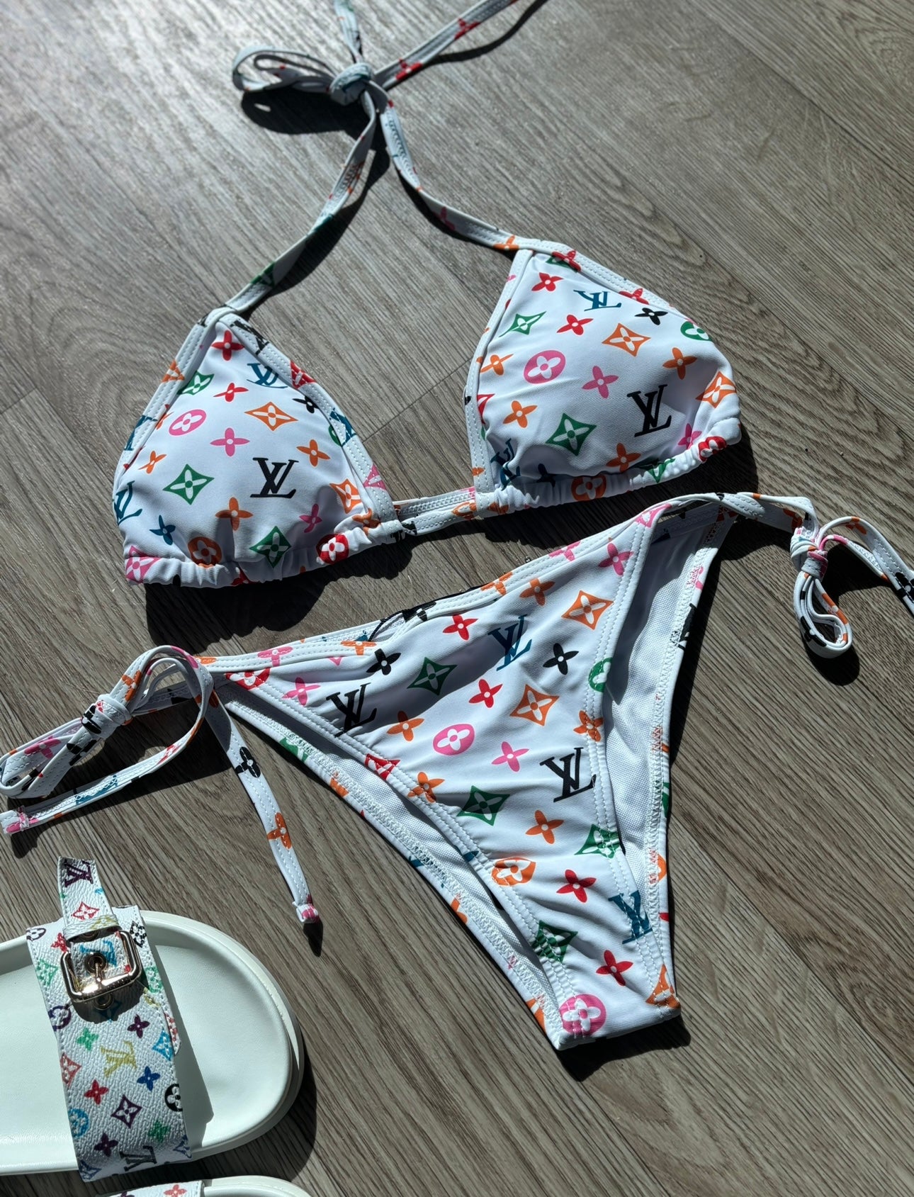 White bikini
