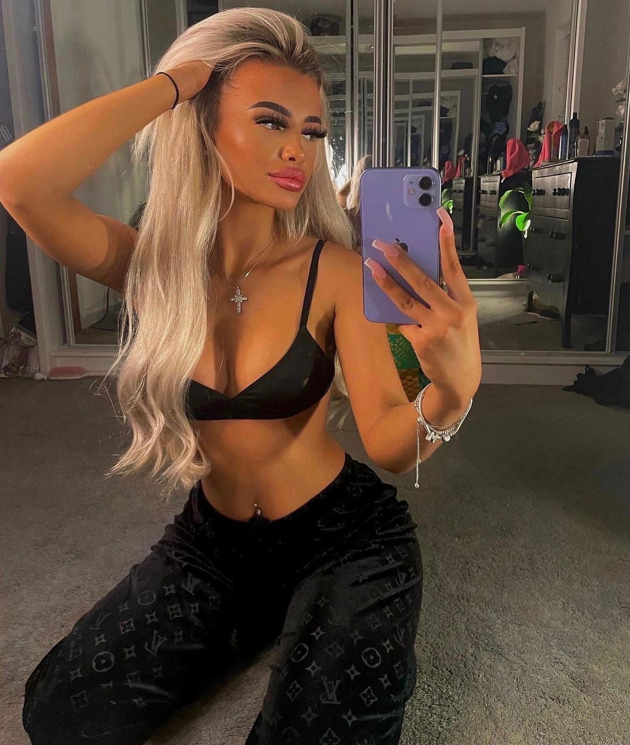 Black joggers