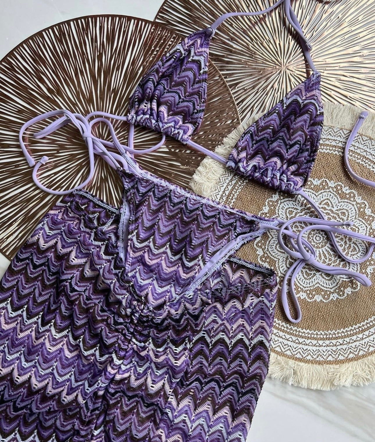 Purple Ibiza set in stock