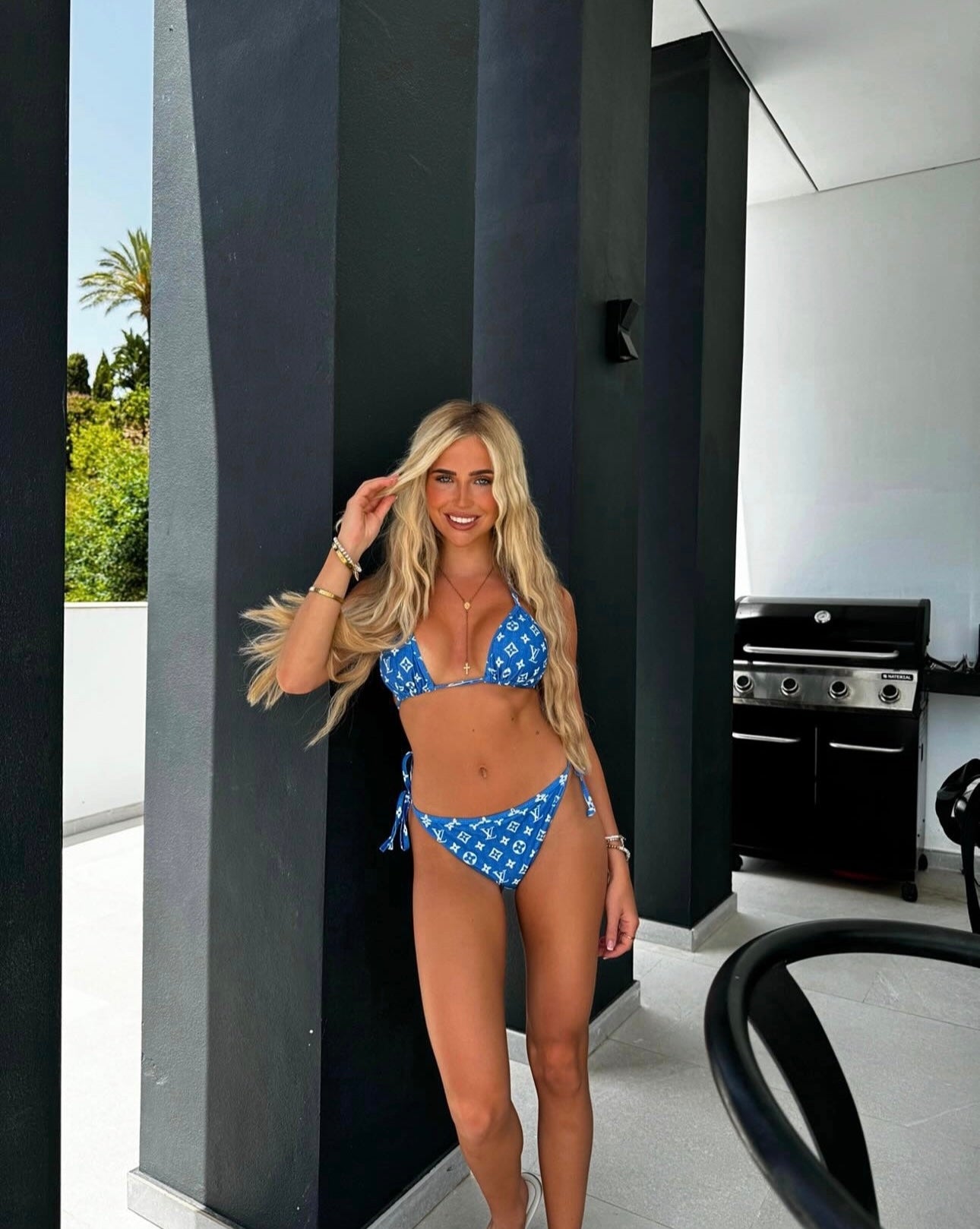 Royal blue bikini