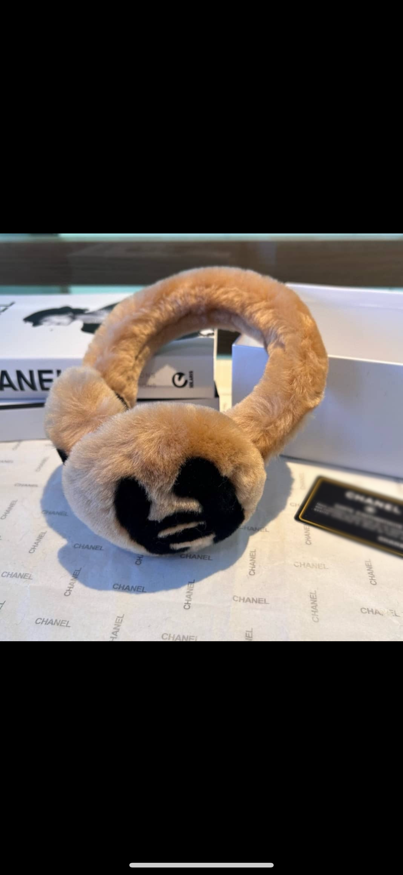 Brown earmuffs in stock