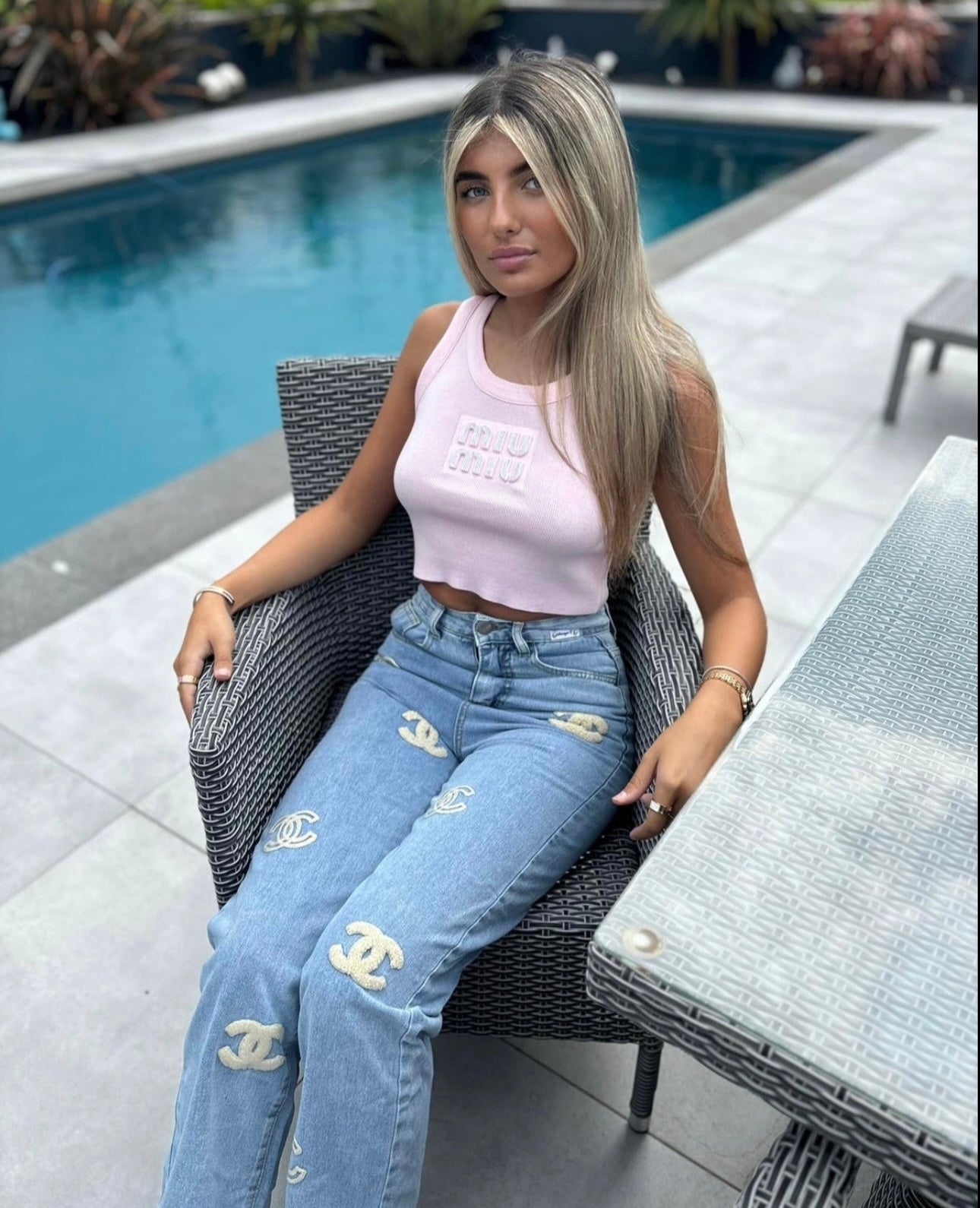 Blue jeans in stock