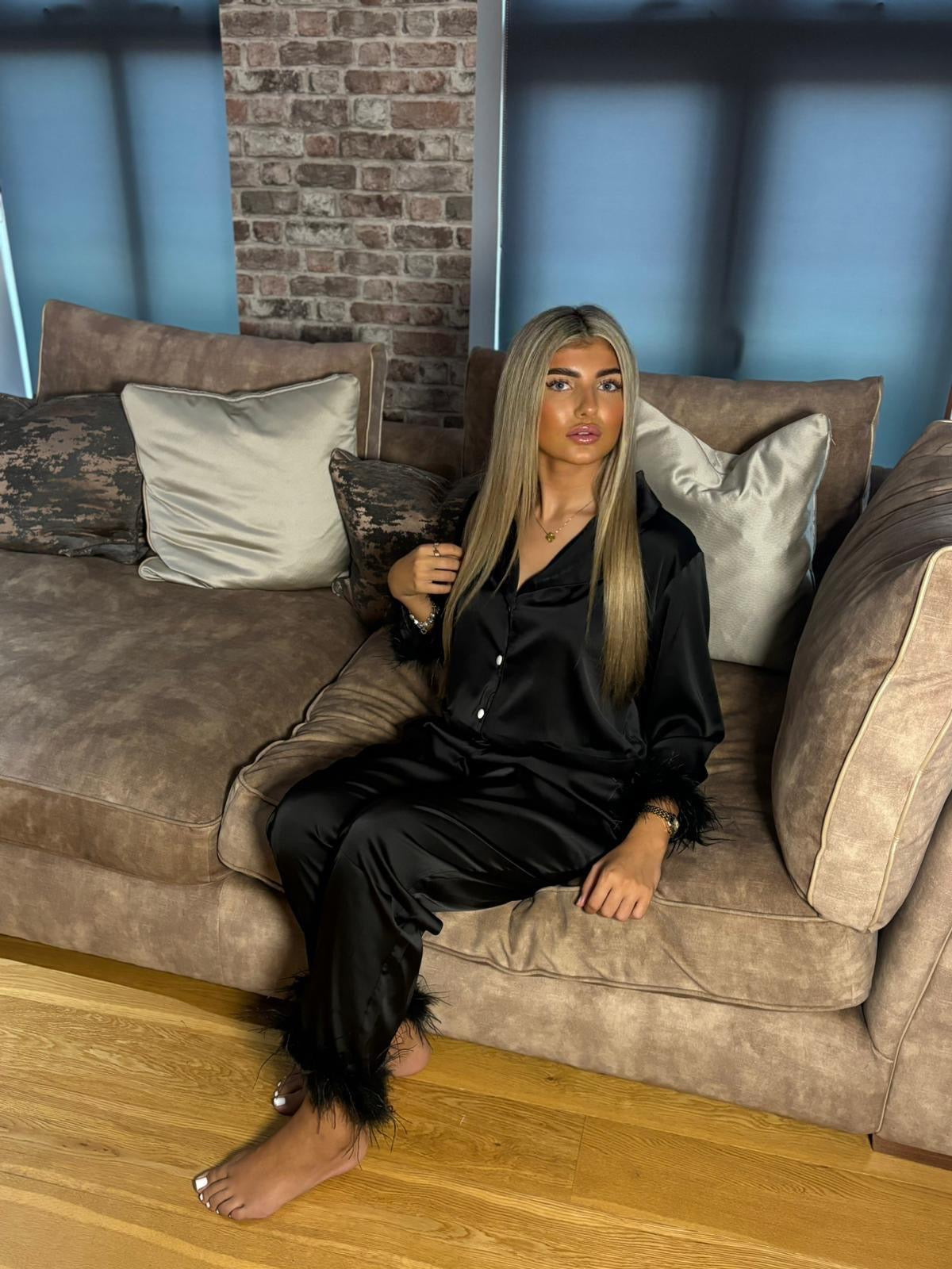 Black Feather pyjamas