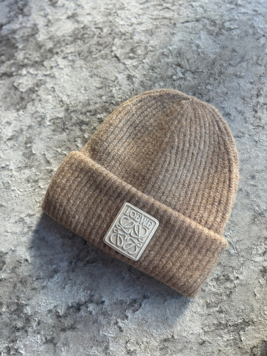 Beige beanie