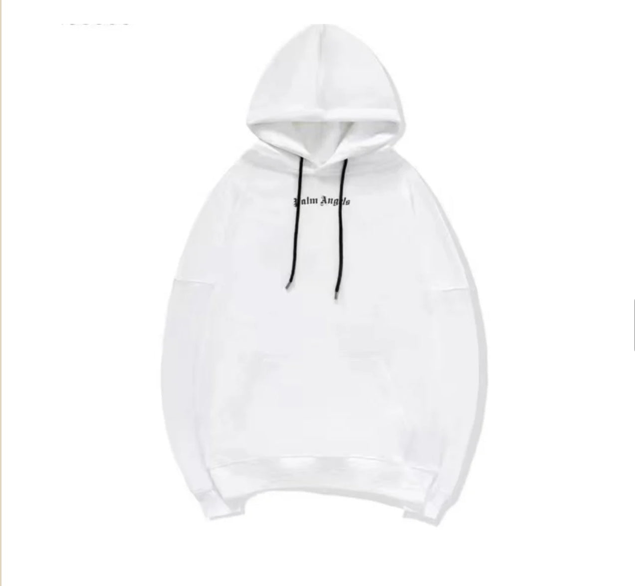 White & black hoodie