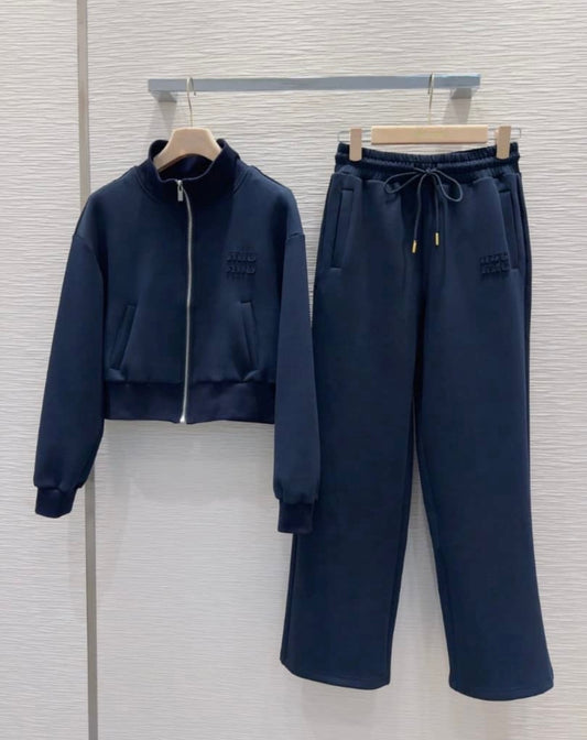 Navy blue tracksuit