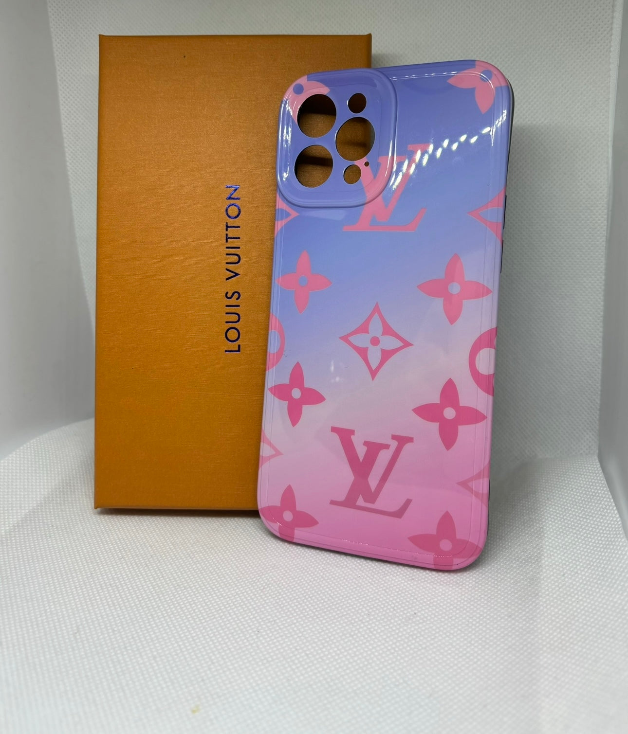 Pink & blue phone case