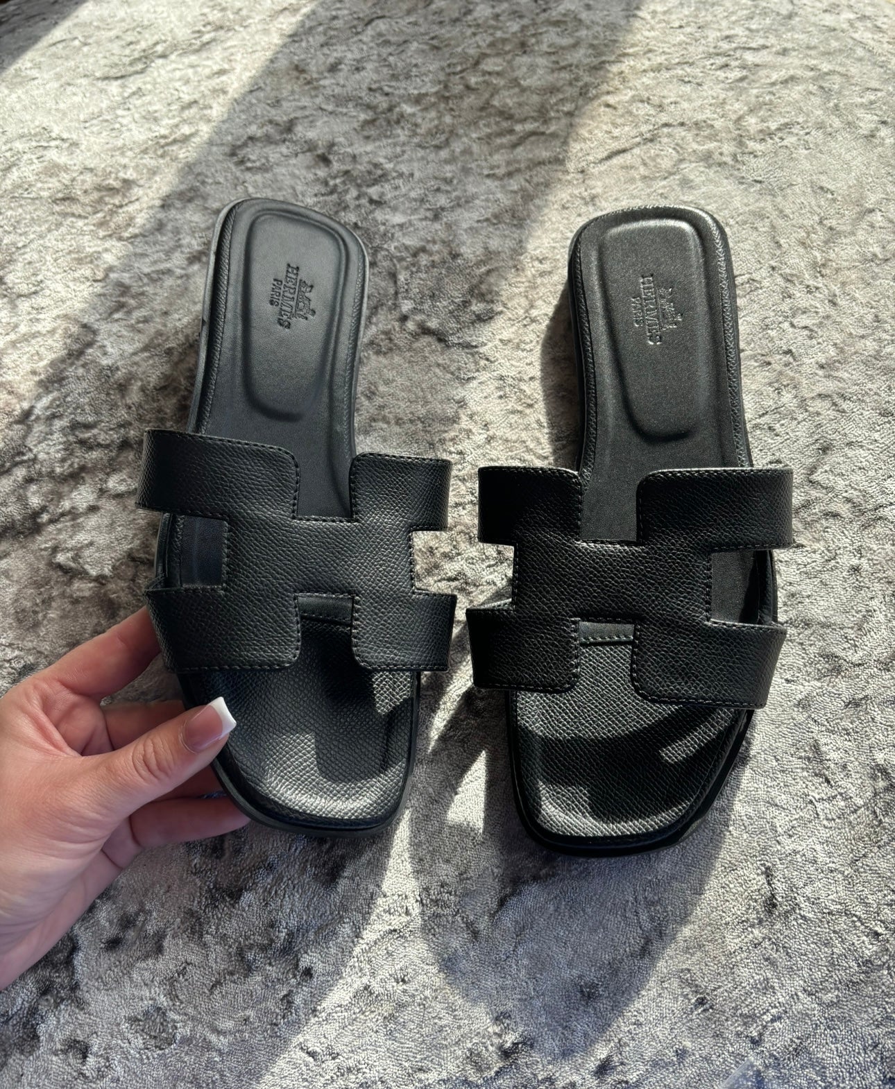 Black sandals