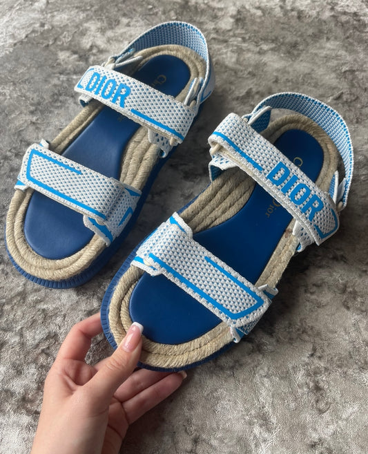 Dark blue sandals