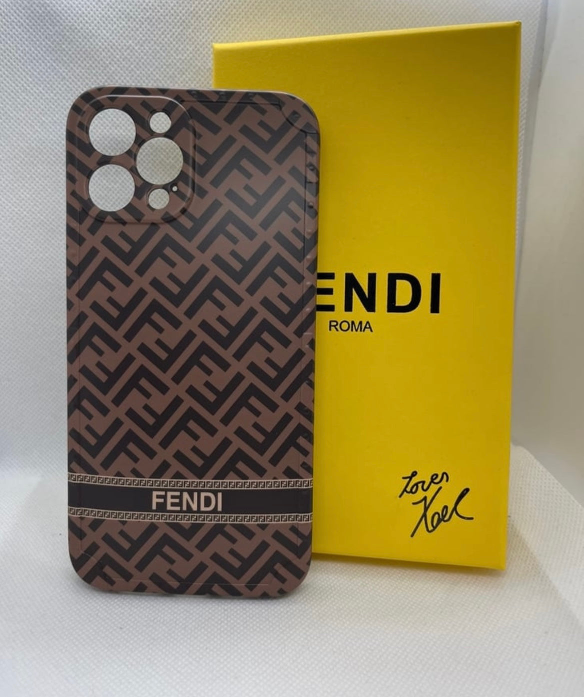 Brown phone case