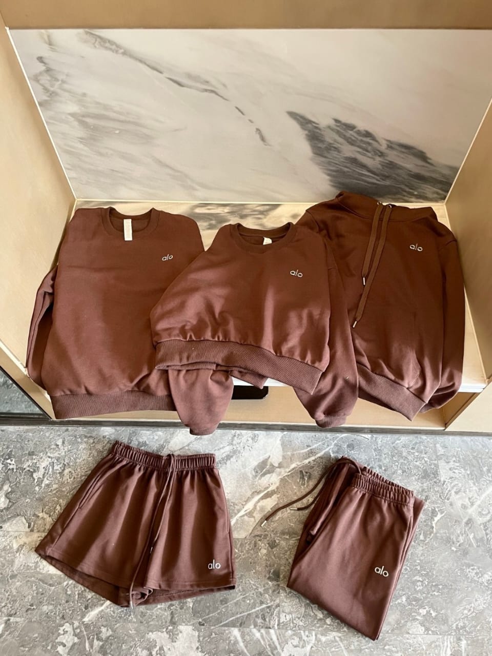 Chocolate brown loungewear