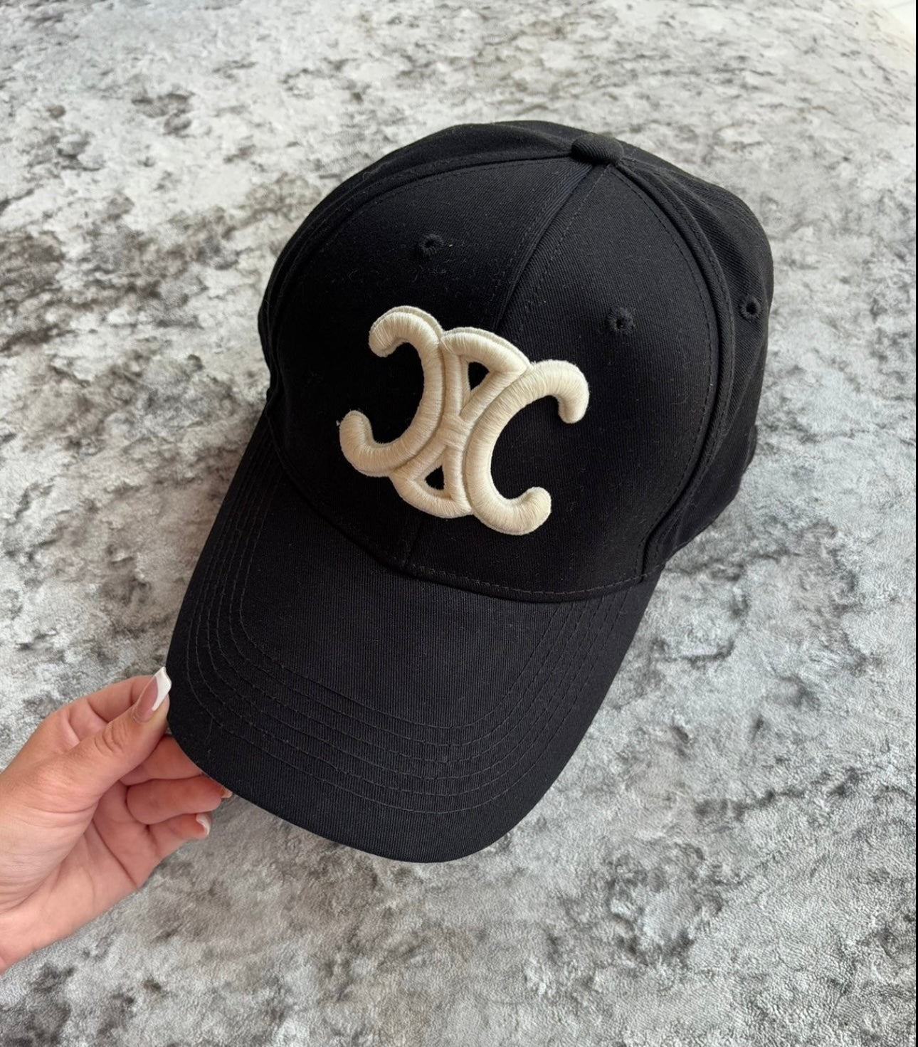 Black cap in stock