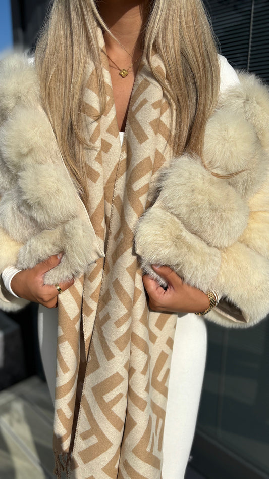 Beige scarf