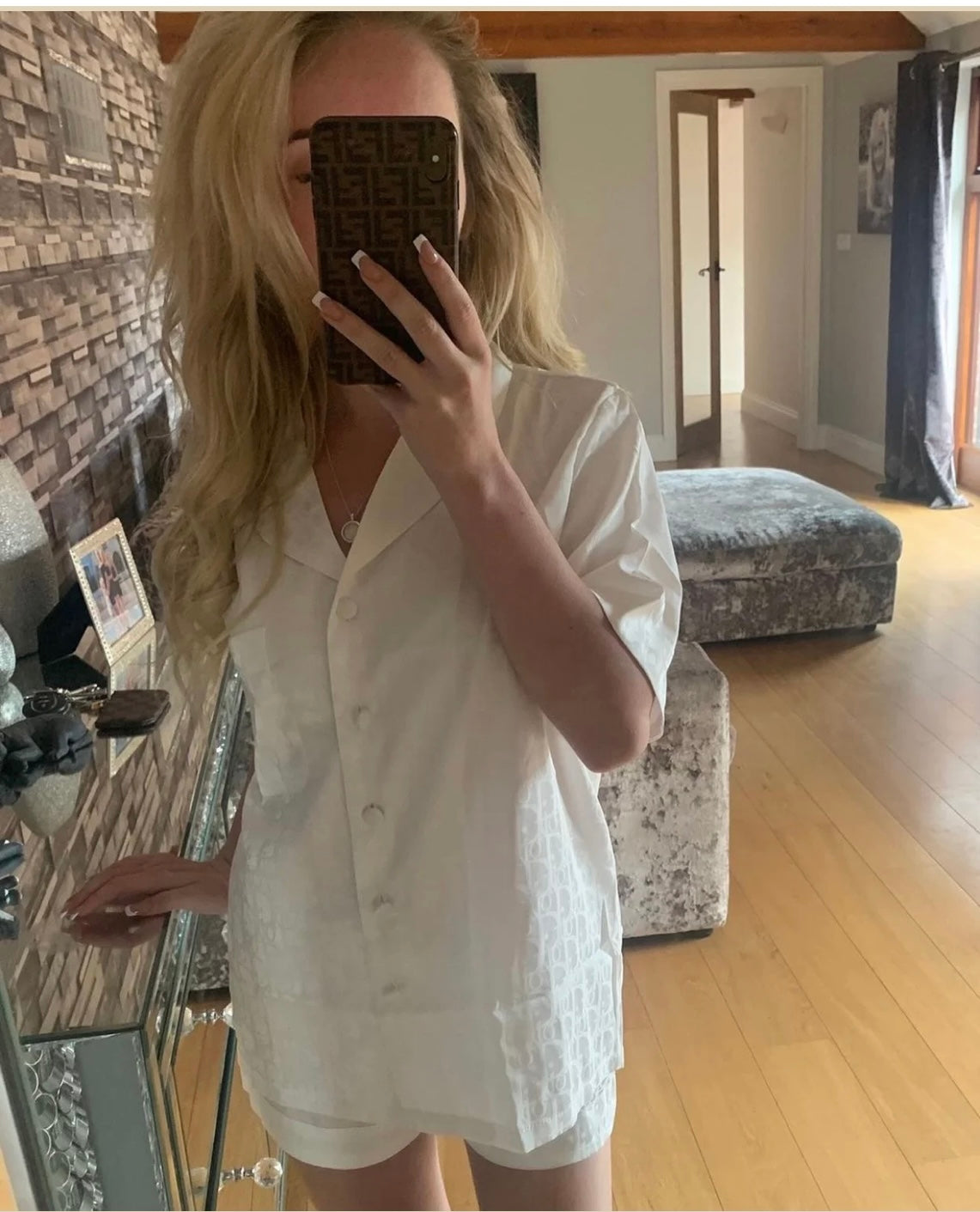 White pyjamas