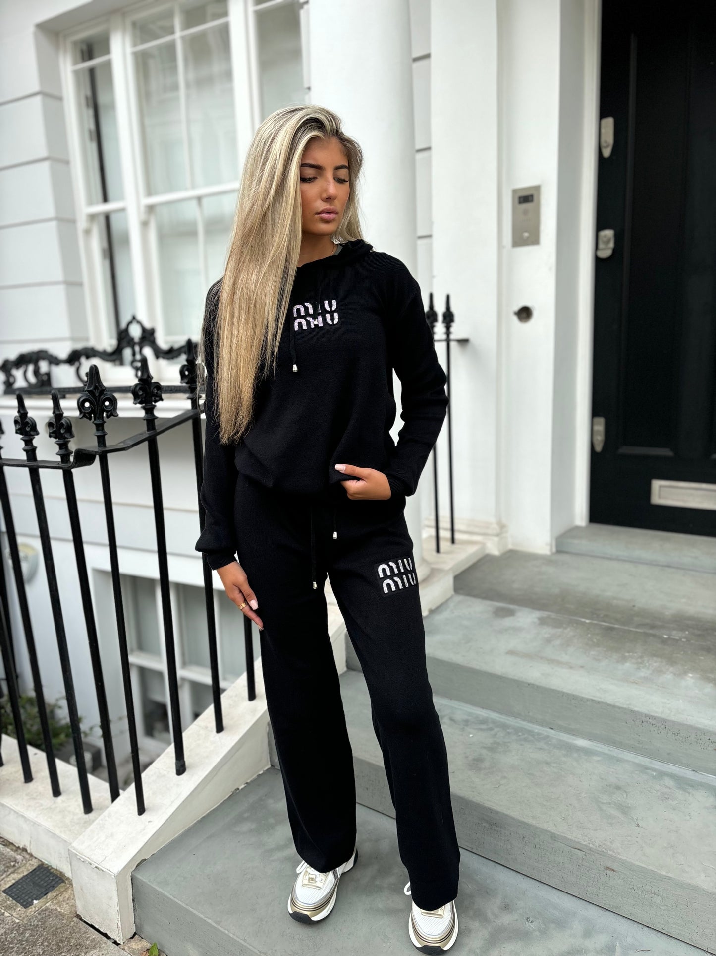 Black tracksuit