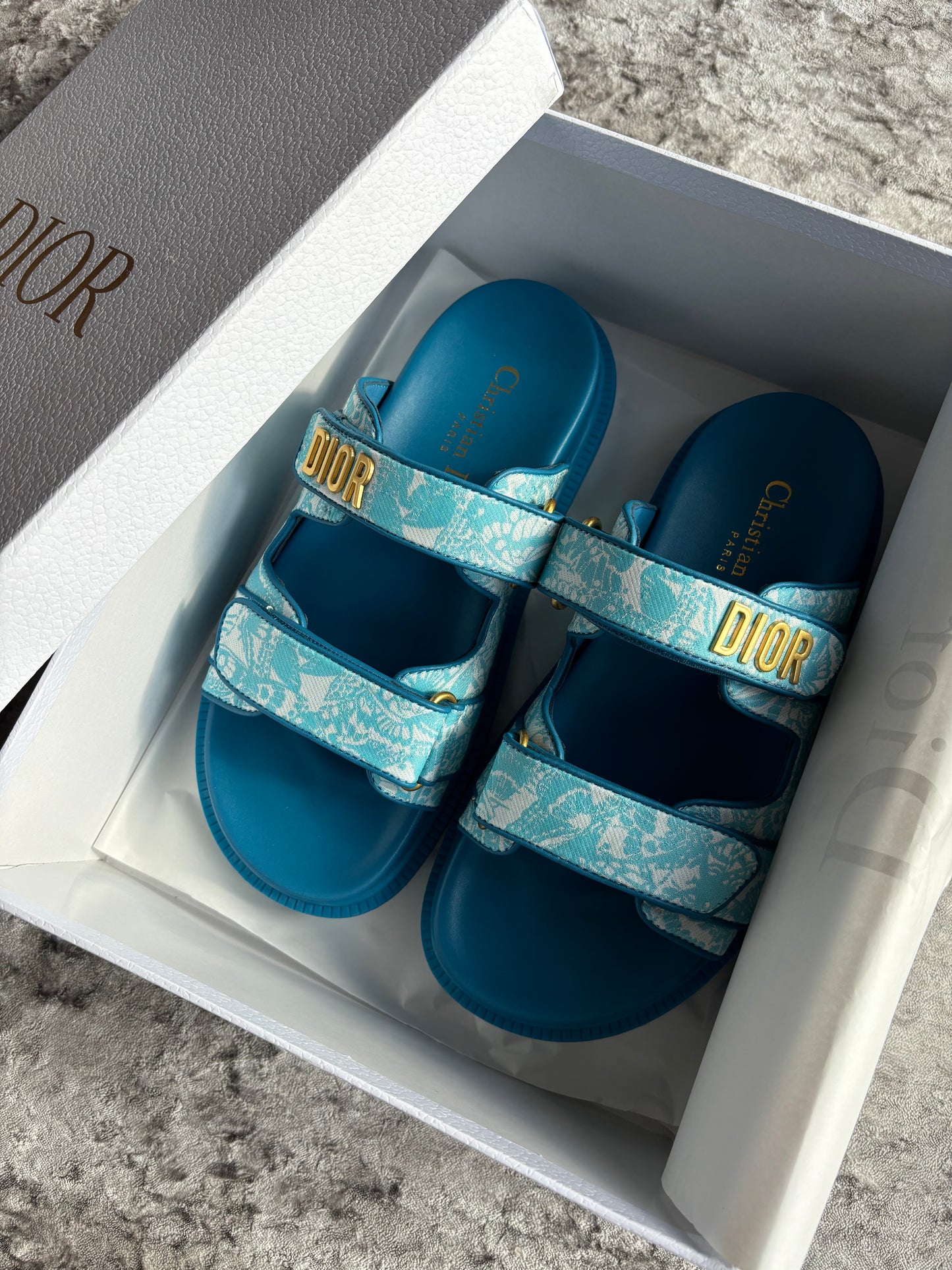 Sea blue slides