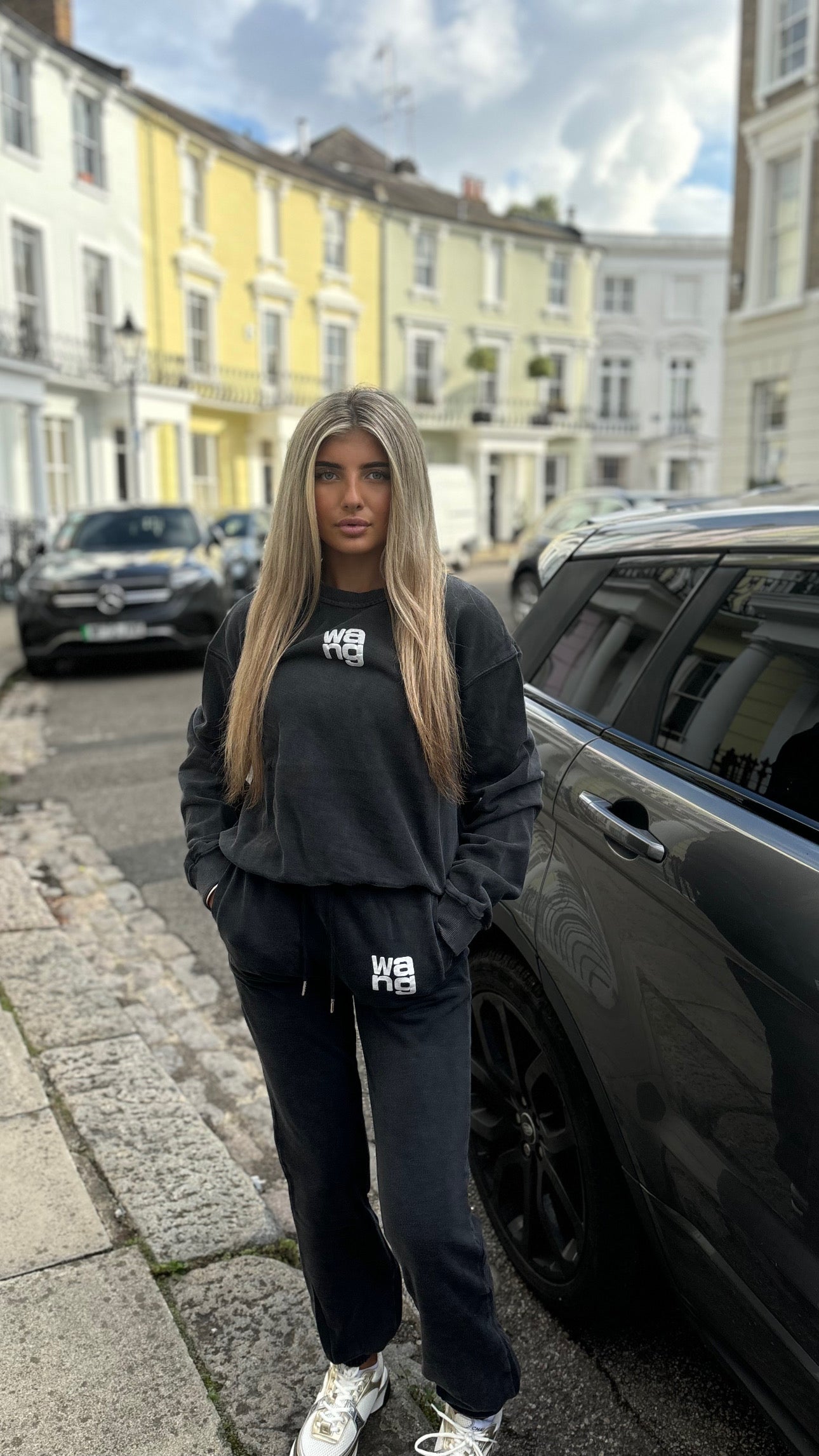 Charcoal grey tracksuit