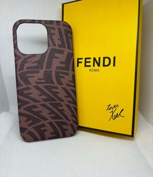 Brown phone case