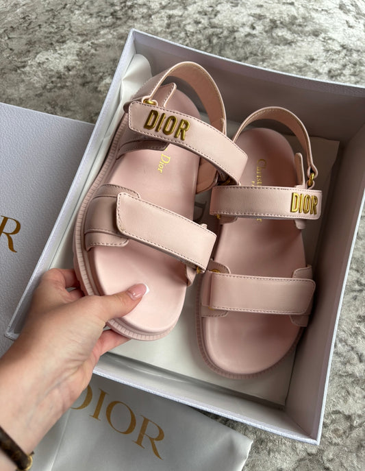 Baby pink sandals