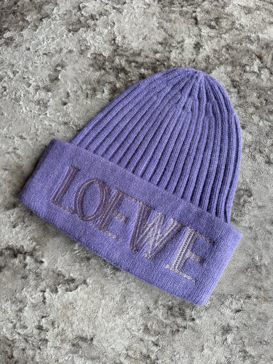 Purple beanie