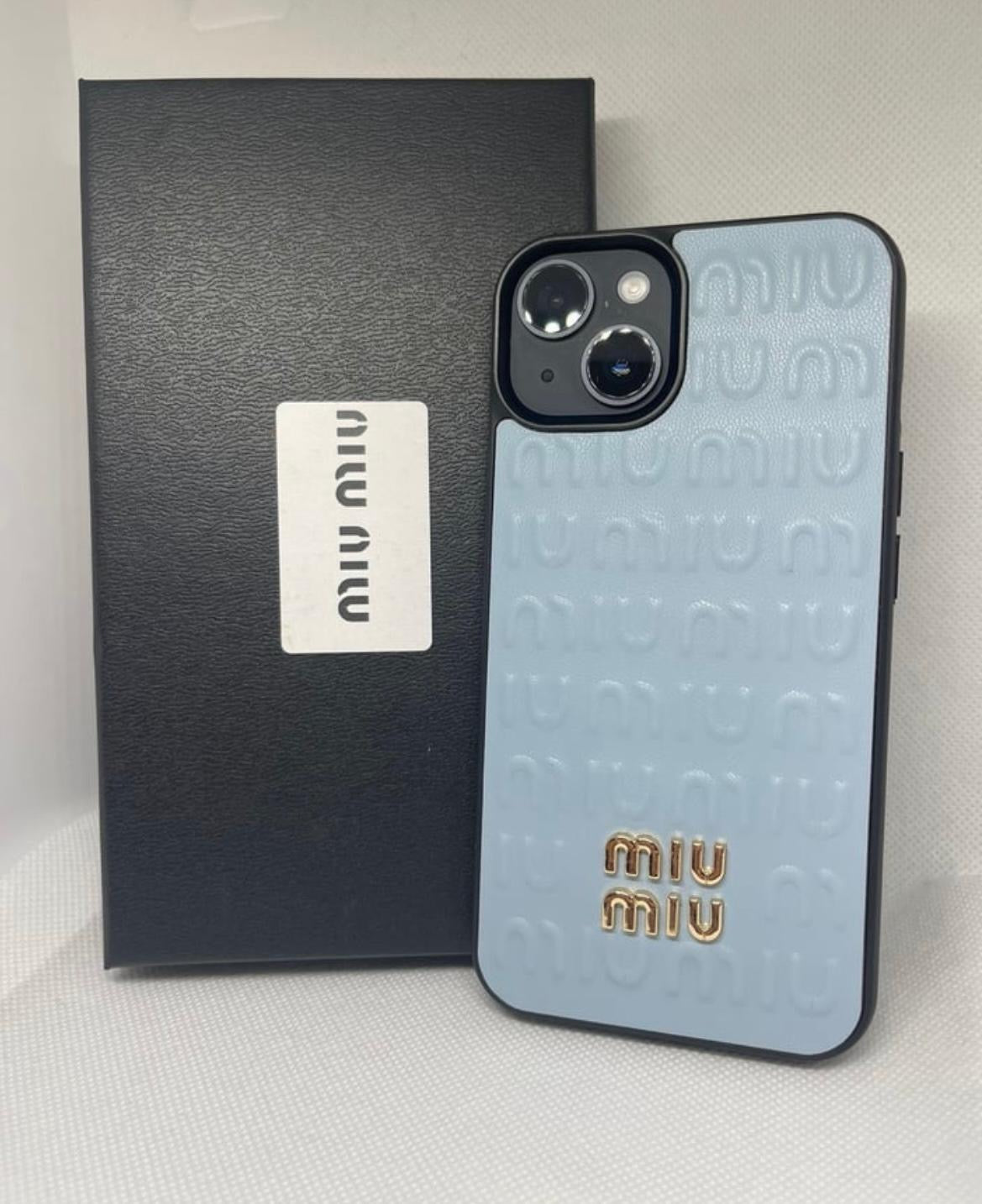 Blue phone case