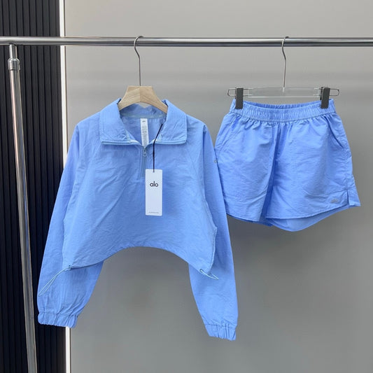 Black, white & white shorts sets