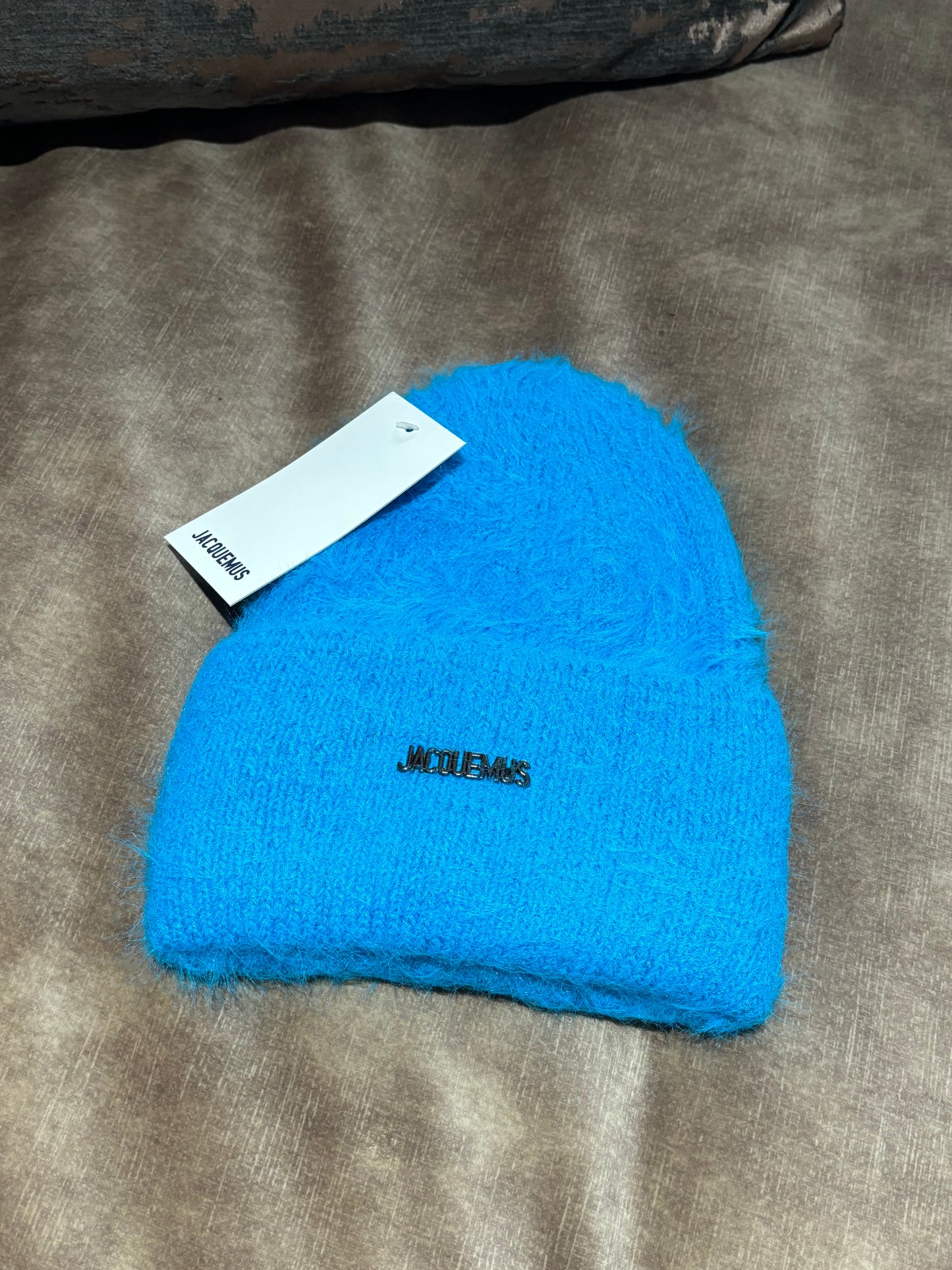 Blue beanie