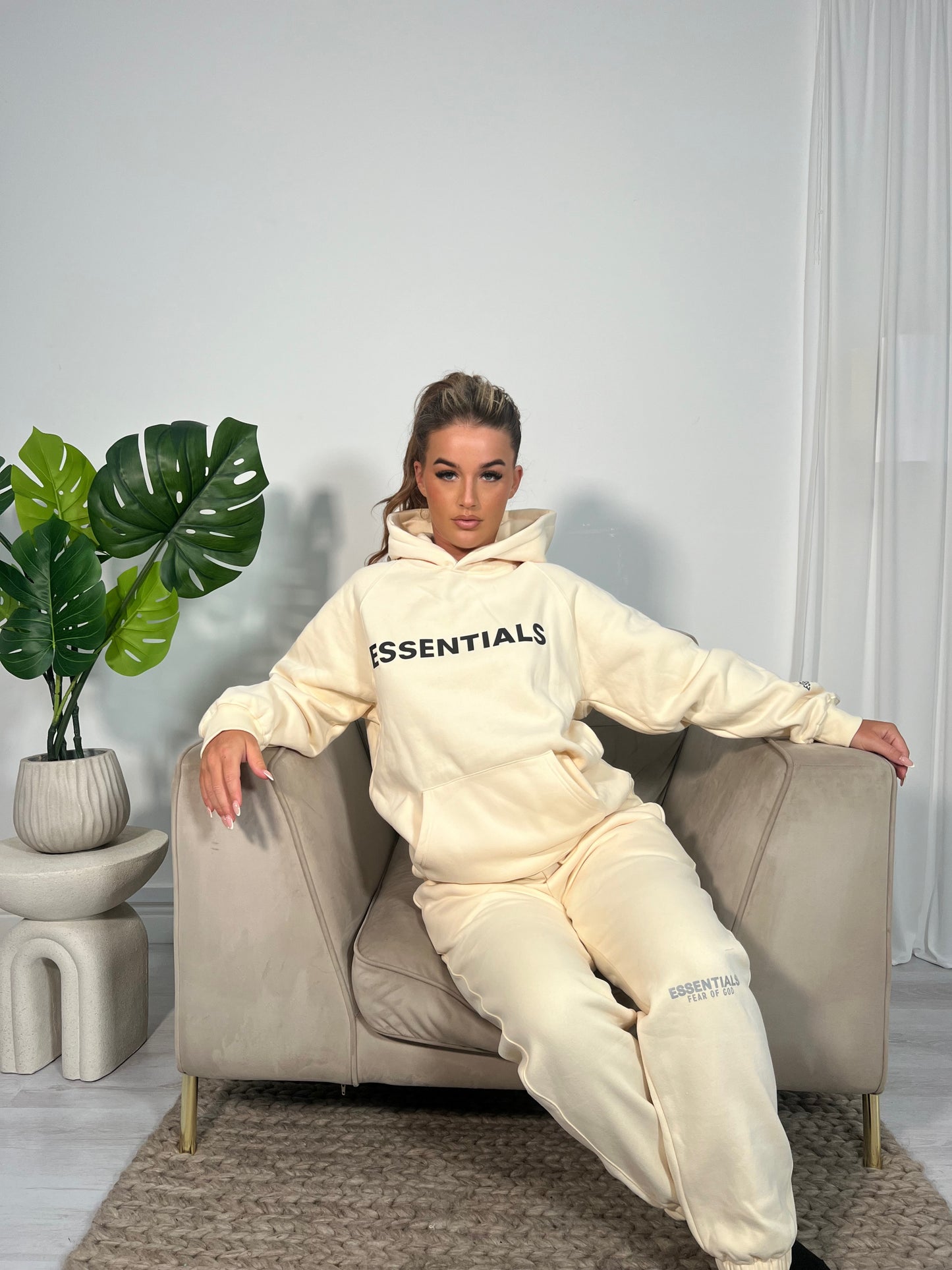 Cream tracksuit