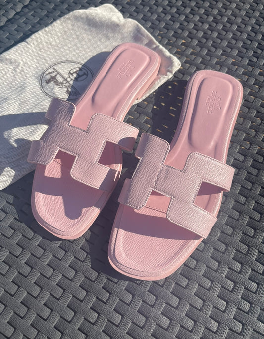 Baby pink sandals