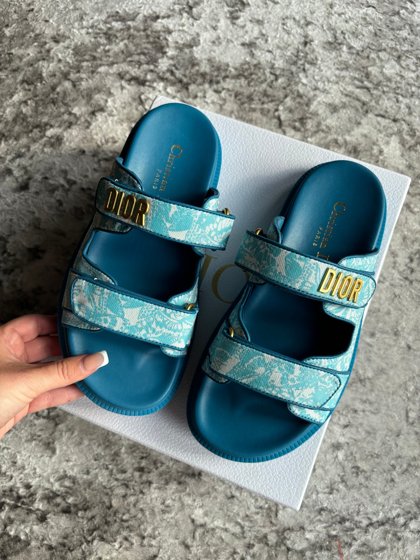 Sea blue slides