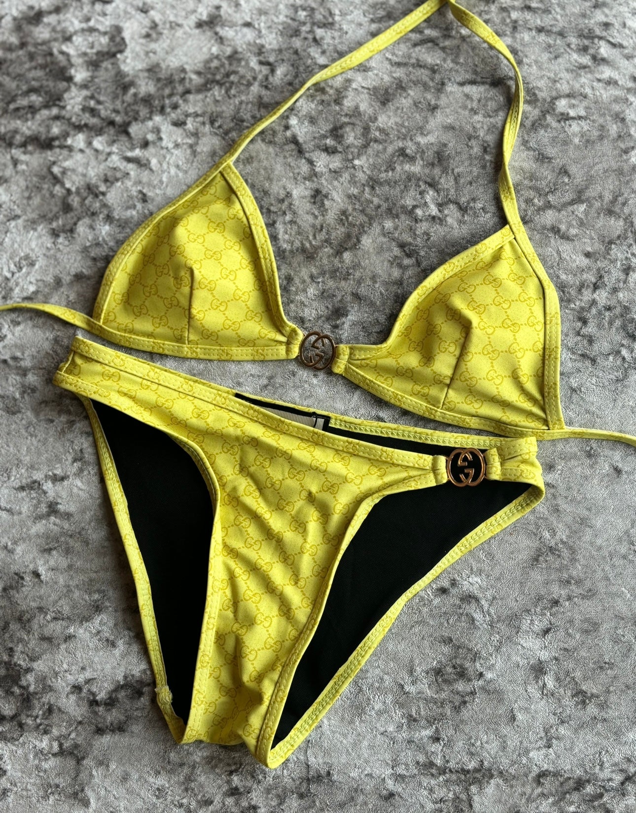 Yellow bikini