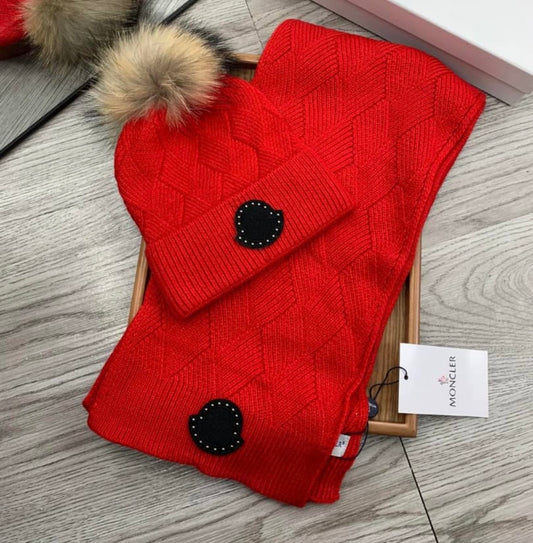 Red hat & scarf set