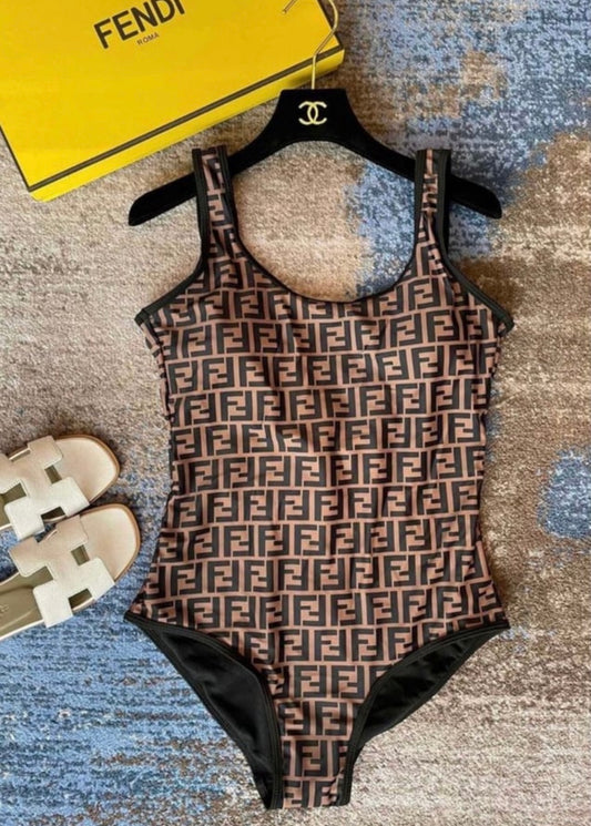 Brown swimsuit