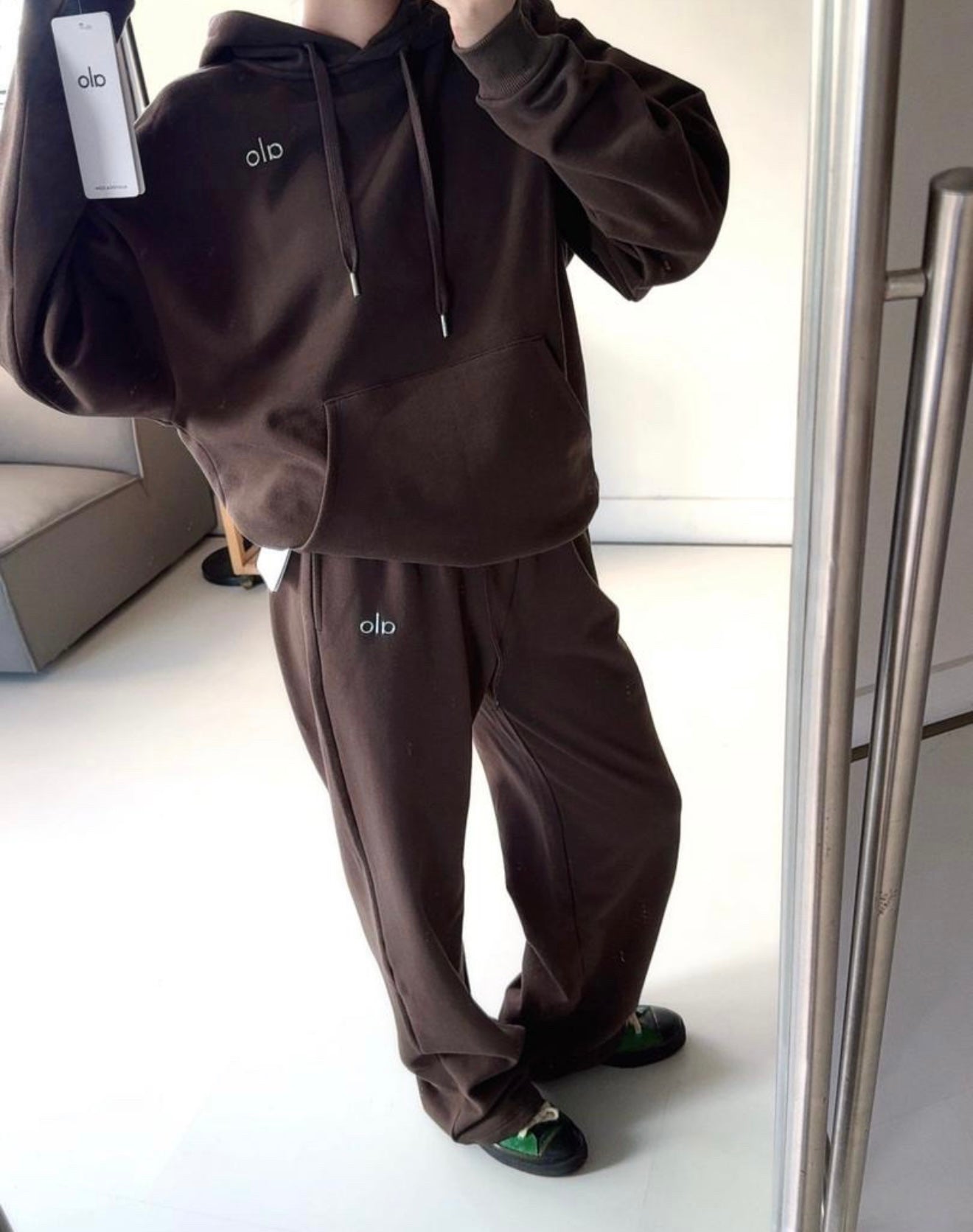 Chocolate brown tracksuit