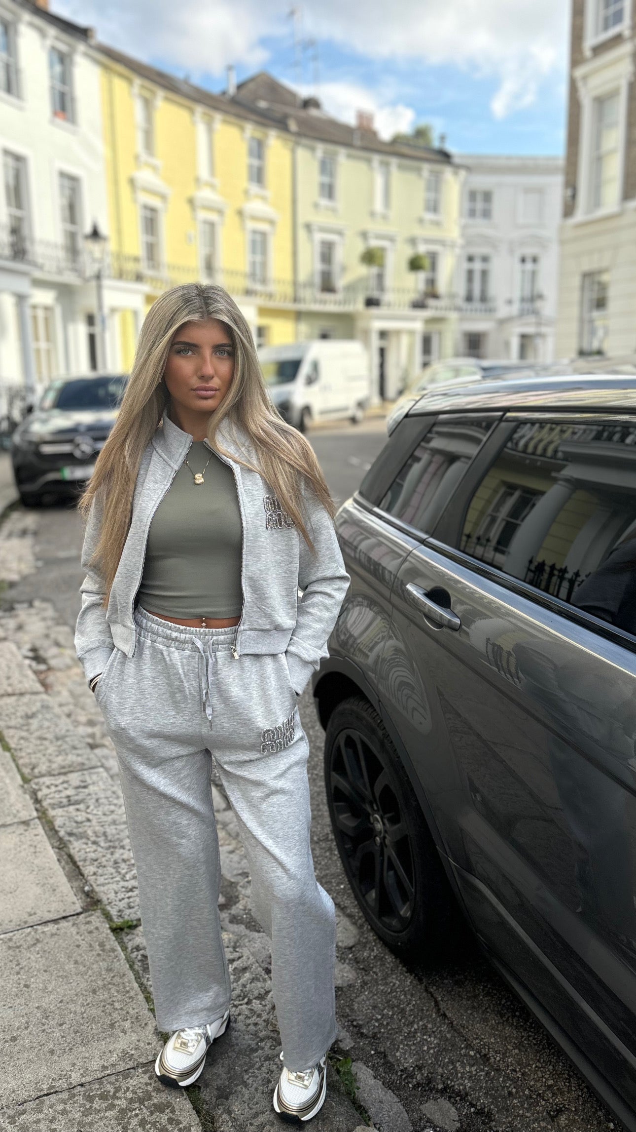 Light grey tracksuit