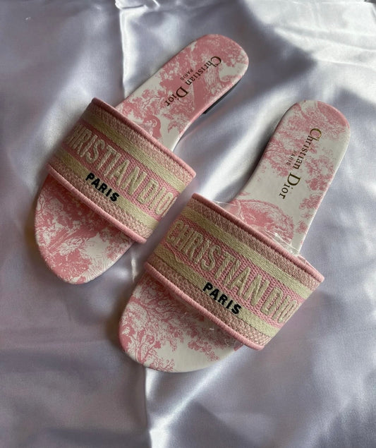 Baby pink sandals