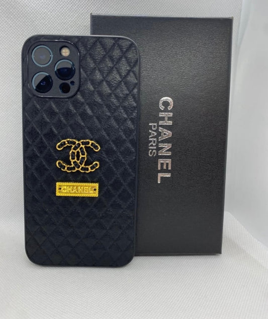 Black and gold phone case