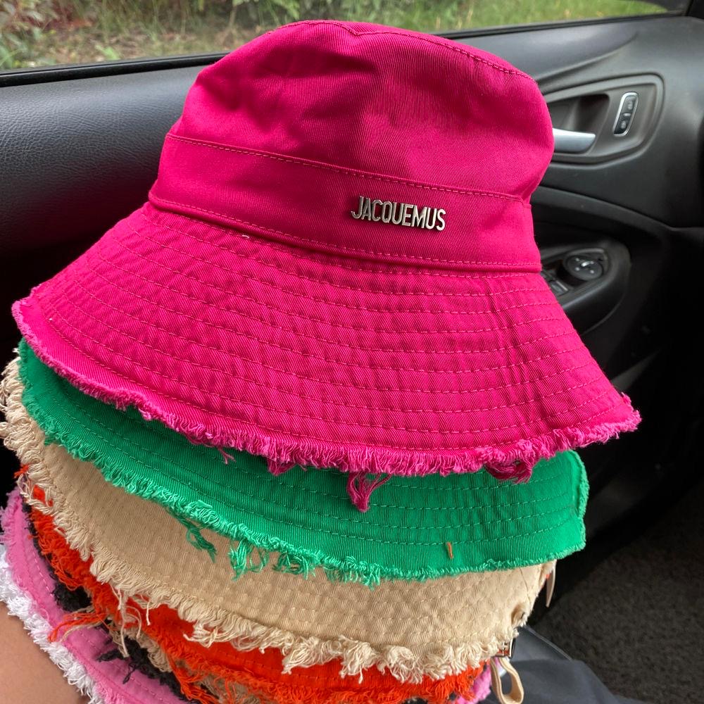 Hot pink bucket hat