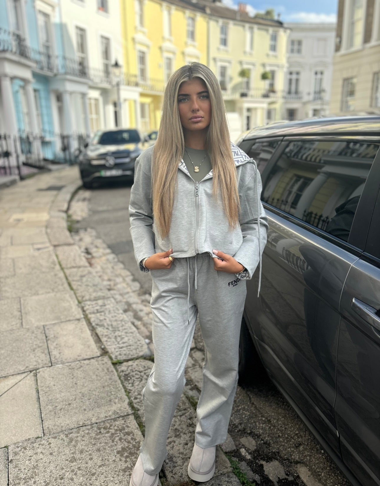 Light grey tracksuit