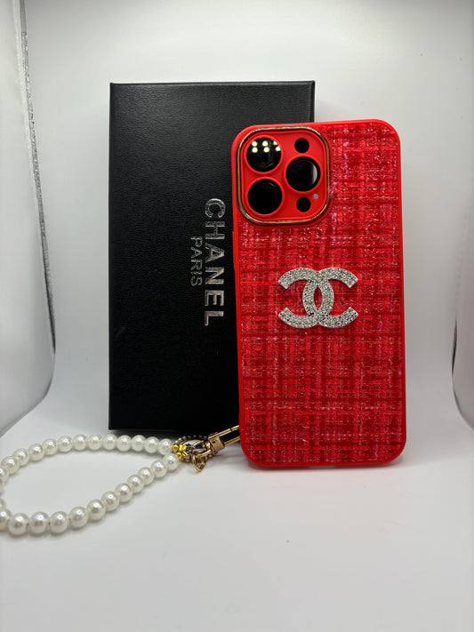 Red phone case